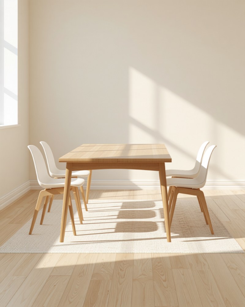Dining table + 4 chairs